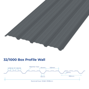 32/1000 Box Profile Wall Cladding