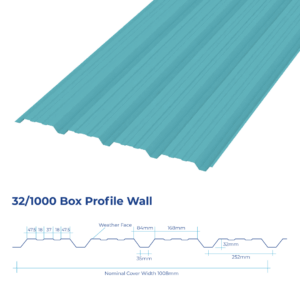 32/1000 Box Profile Wall Cladding