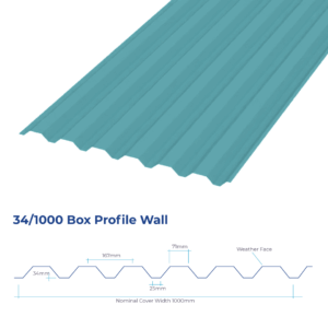 34/1000 Box Profile Wall Cladding
