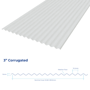 13/3" Corrugated Roof Sheets - Galvanised