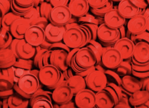 Coloured Fixing Caps (1000Pcs)