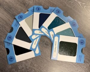 UK Cladding colour samples
